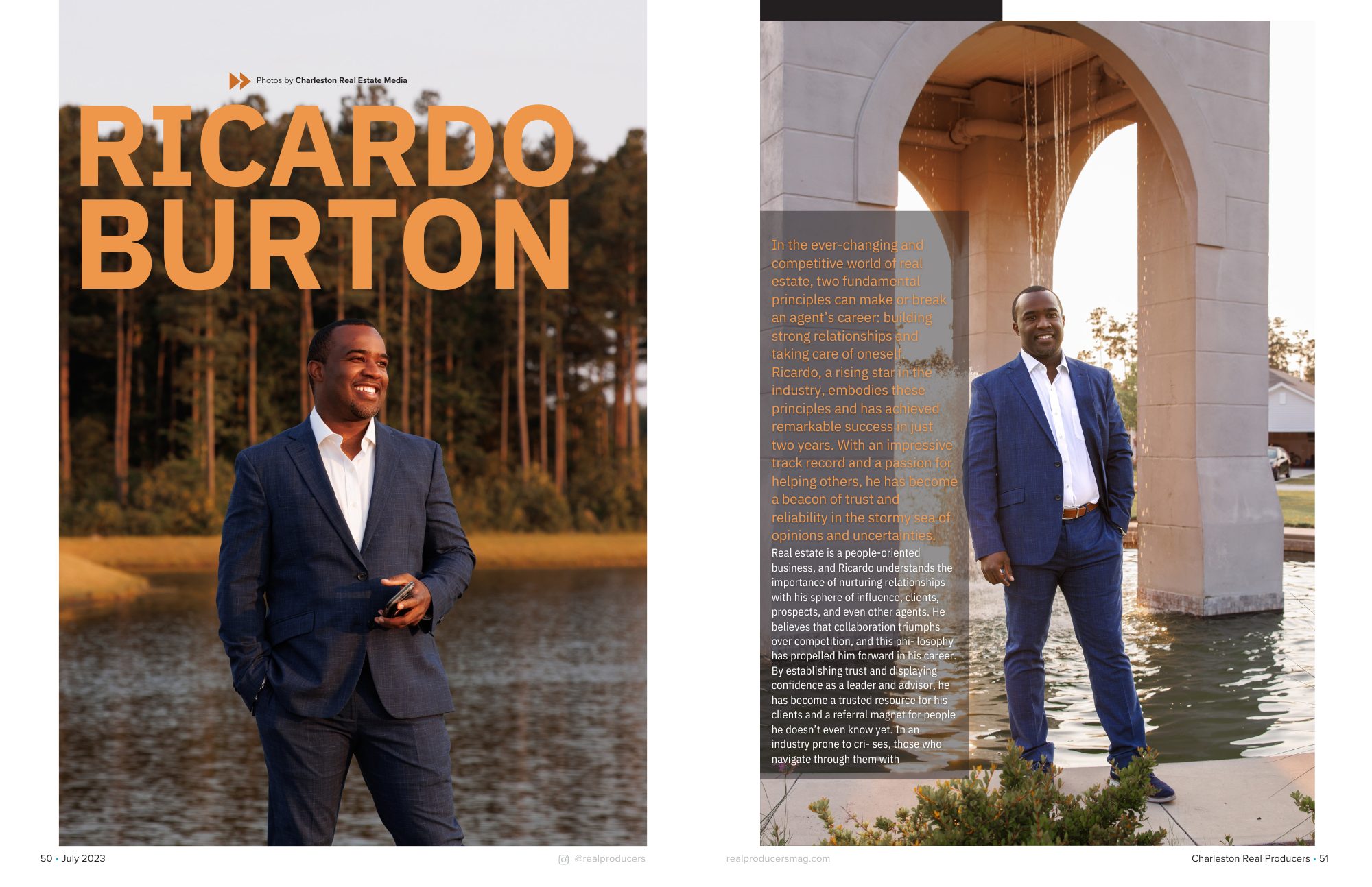 Ricardo Burton Charleston Real Producers Real Estate Agent Cane Bay